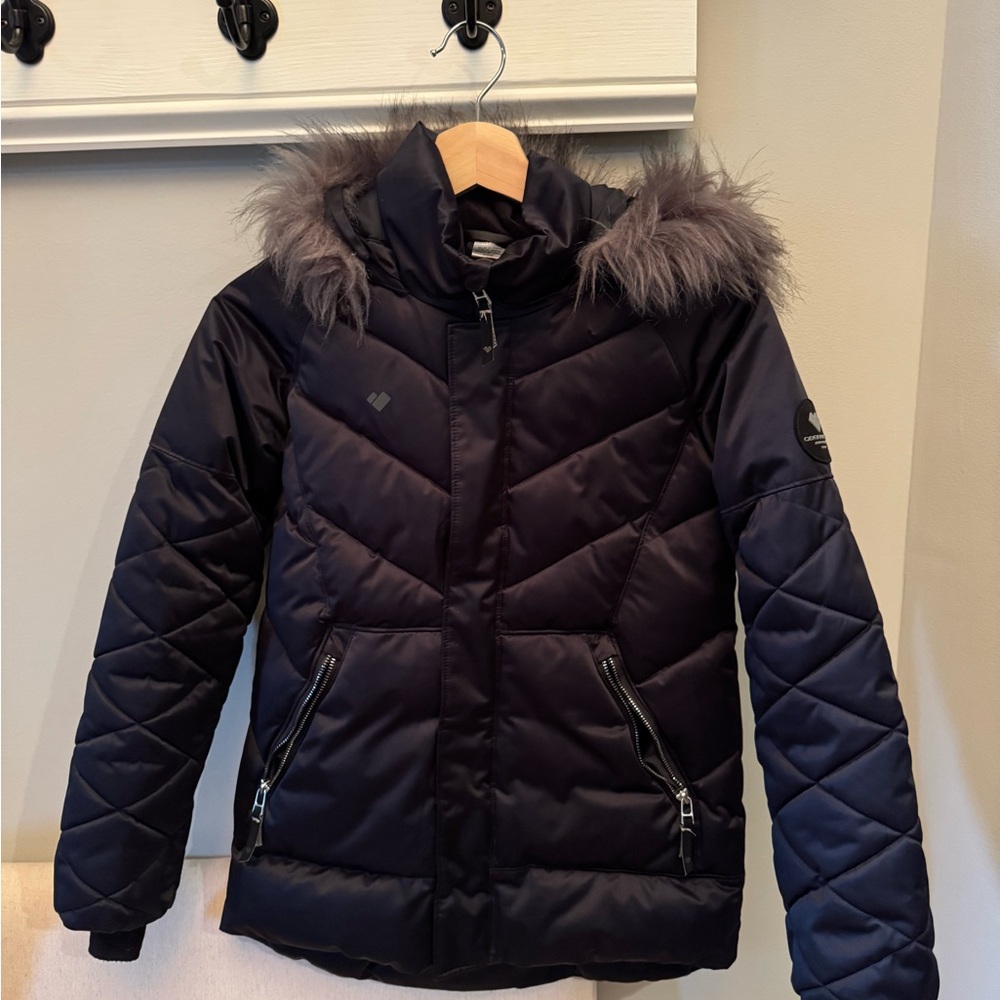 Obermeyer Meghan Jacket Teen Girl Ski Size 10-12 Black